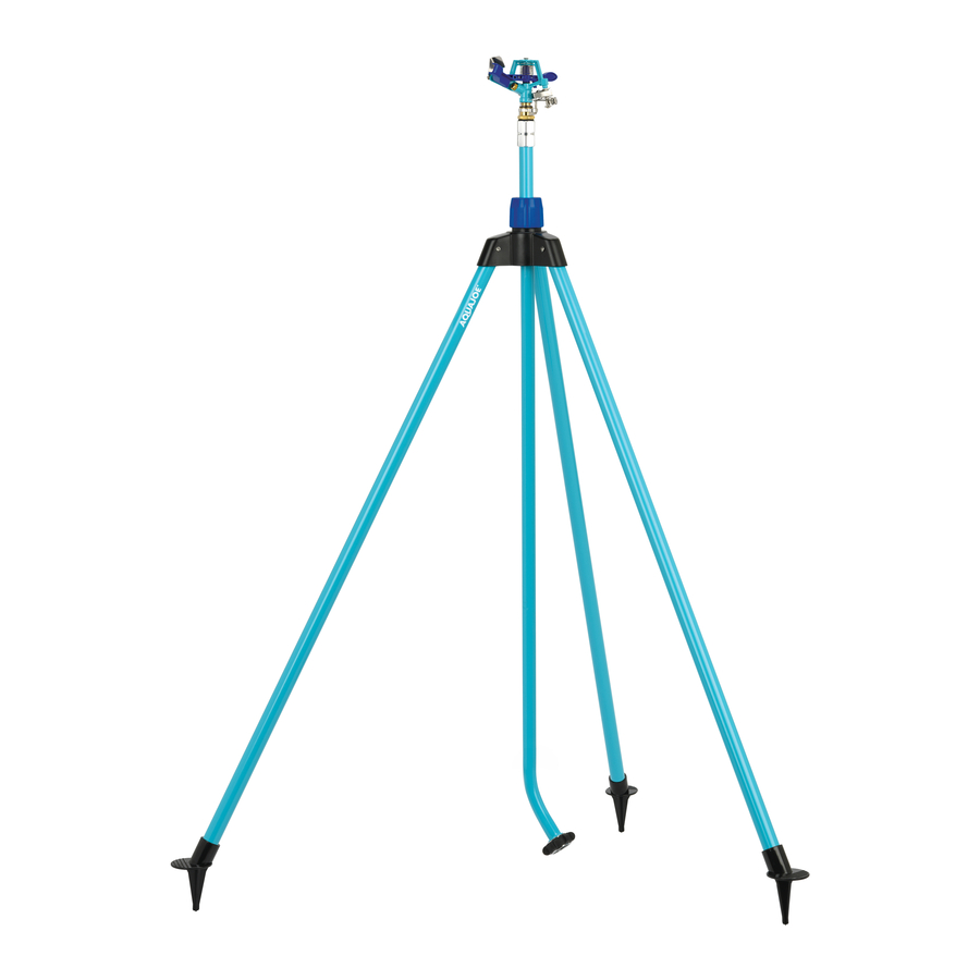 Aqua Joe AJ-IST72ZM - Zinc Impulse 360 Telescoping Tripod Sprinkler ...