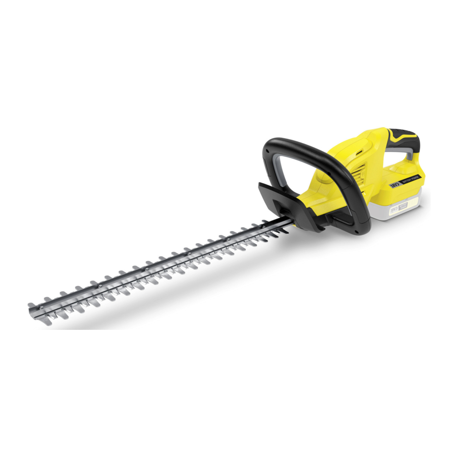 Kärcher HGE 18-45 Battery - Lawn Trimmer Manual