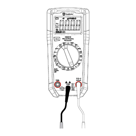 SOUTHWIRE 10031S OPERATING INSTRUCTIONS MANUAL Pdf Download ManualsLib