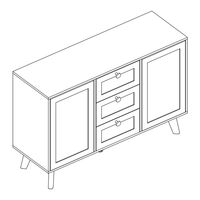 Mocka Georgia Buffet Assembly Instructions Manual