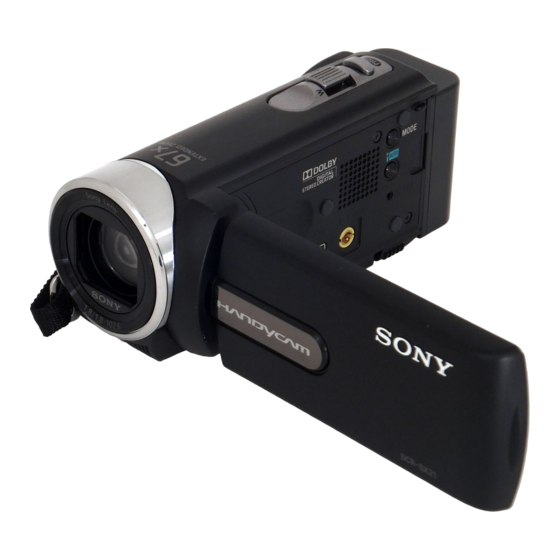Sony Handycam DCR-PJ5 User Manual