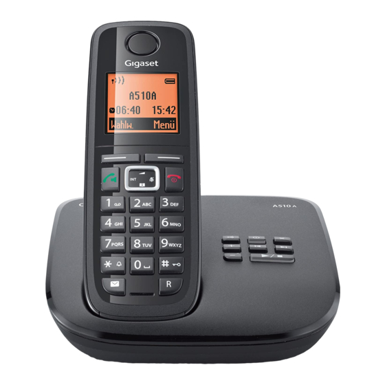 Gigaset A510a User Manual