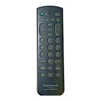 Radio Shack 4-in-One Smart Light-Up Remote Control Owner's Manual