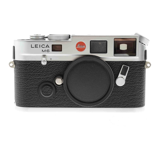 Leica M6 TTL Instructions Manual