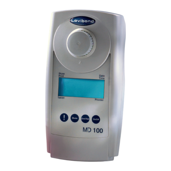 Lovibond MD 100 Instruction Manual