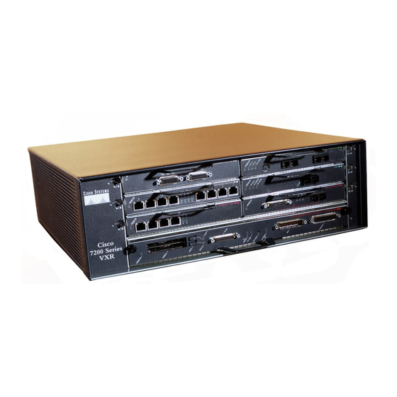 Cisco 7206 Instructions Manual