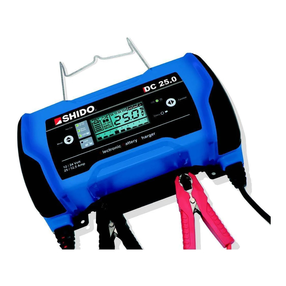 Shido DC 25.0 Instructions For Use Manual