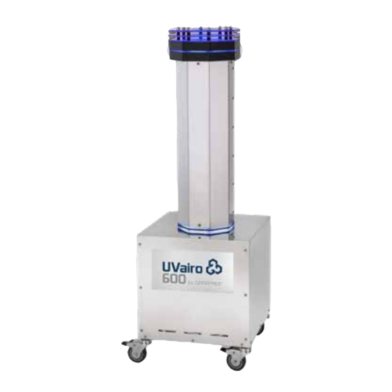 Geerpres UVAIRO 600 Service Manual