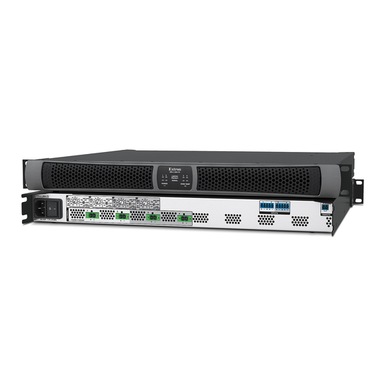 Extron electronics XPA U Series Setup Manual