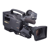 Sony HDCAM HDW-700A Operation Manual