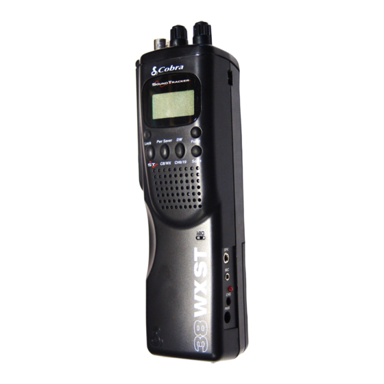 Cobra 38 WX ST How To Use Manual