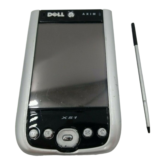 Dell Axim X51 Owner's Manual