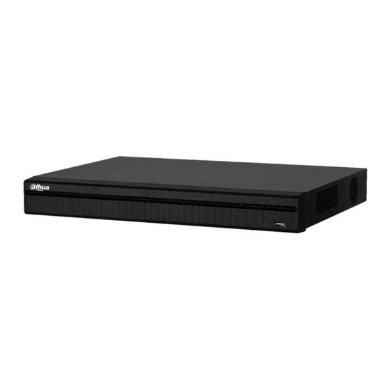 Dahua DHI-NVR5208-4KS2 User Manual