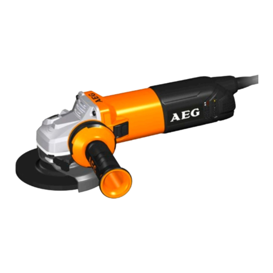 AEG WS 10-125 Original Instructions Manual
