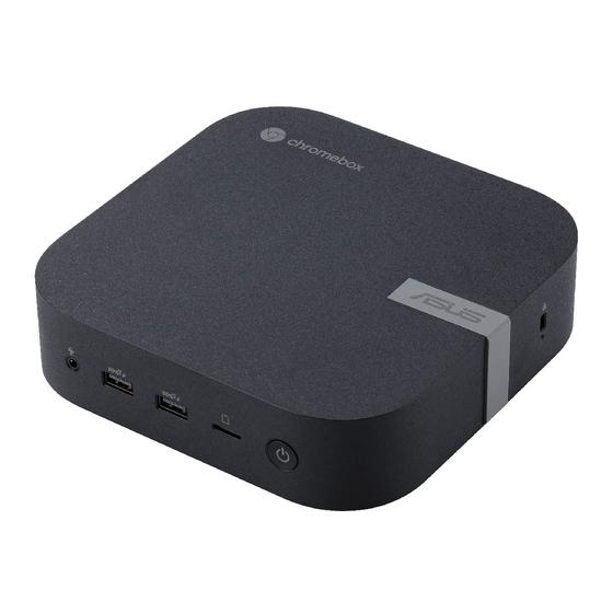 Asus Chromebox 5 Manual