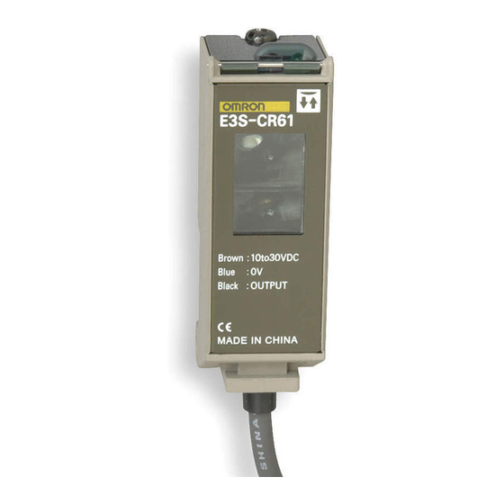 Omron E3S-C Datasheet