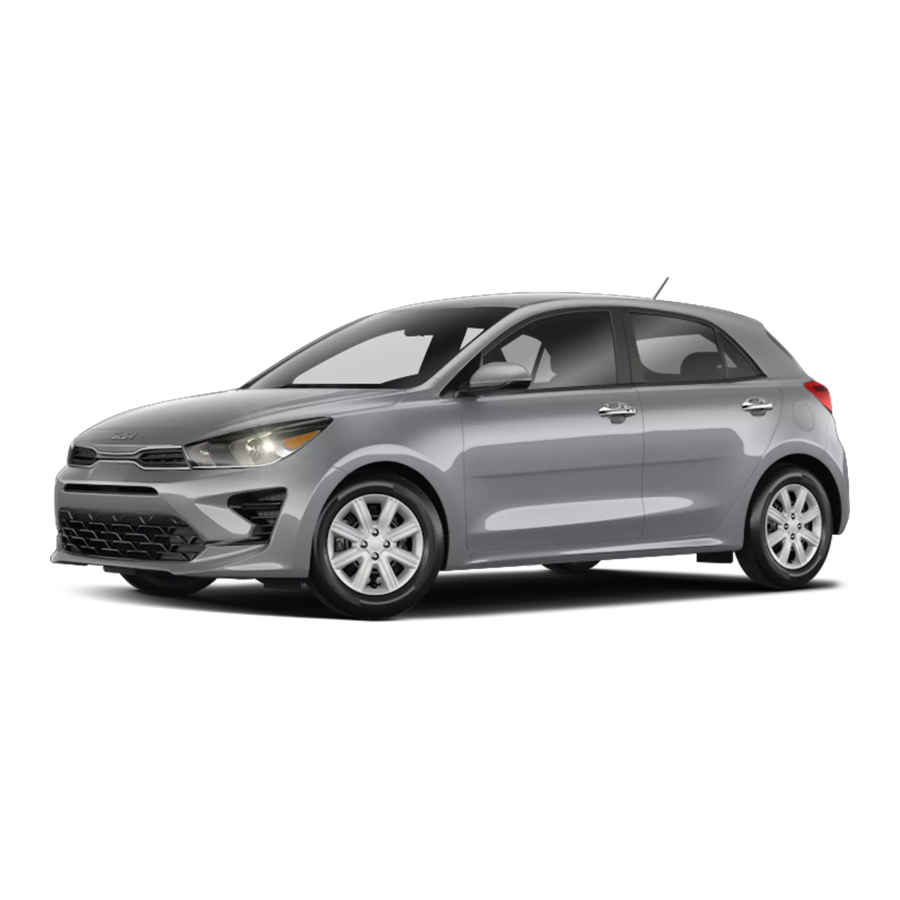 Kia Rio 2022 Manual