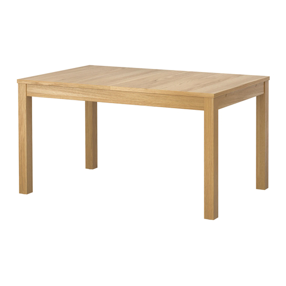 IKEA BJURSTA DINING TABLE 55X33