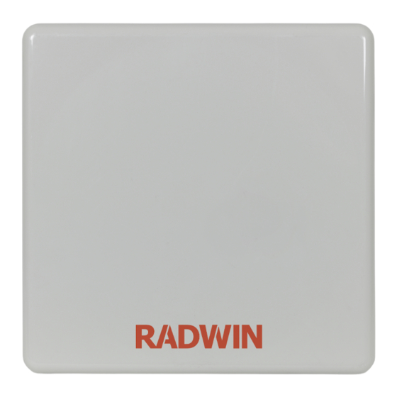 Radwin 2000+ SERIES Manuals