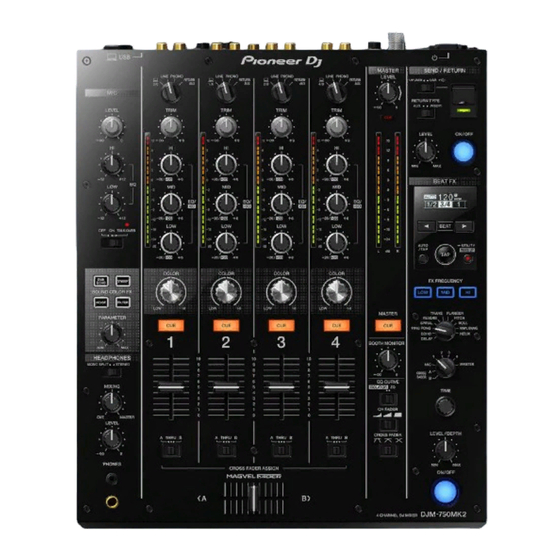 PIONEER DJ DJM-750MK2 Manuals