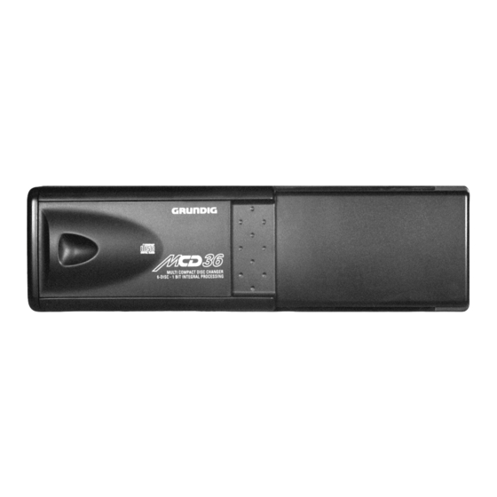 Grundig MCD 36 Service Manual
