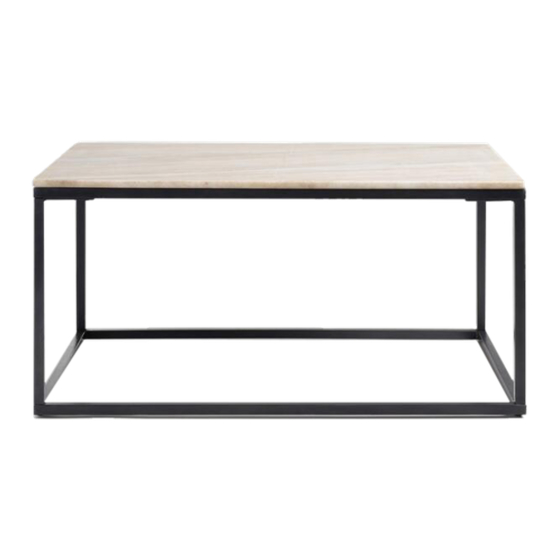 World Market KNOX RECTANGLE COFFEE TABLE Assembly Instructions
