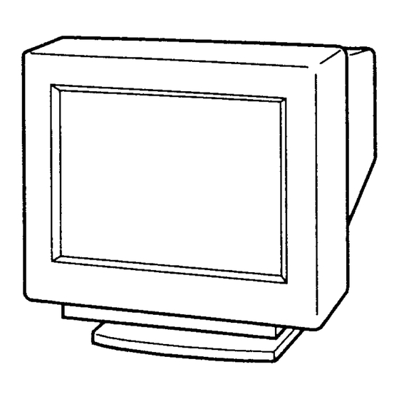 Sony GDM-20SHT Service Manual