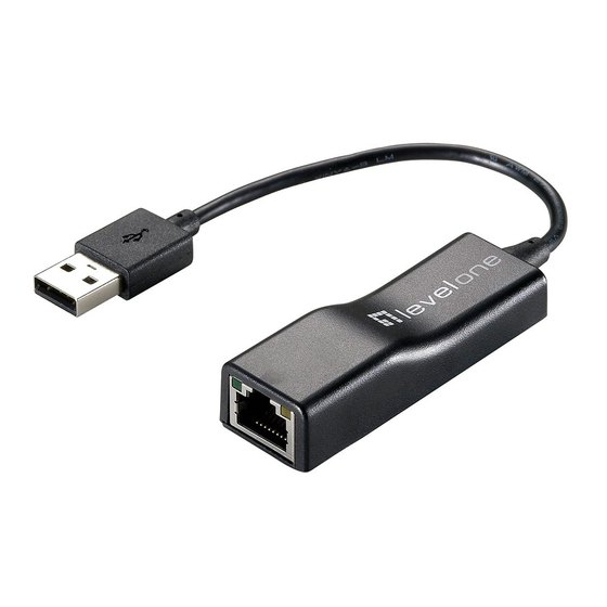 LevelOne USB-0301 Quick Installation Manual