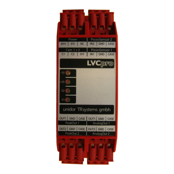 unidor TRsystems LVCpro-S Instructions For Use Manual