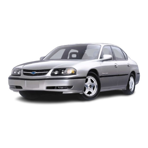 Chevrolet 2000 Impala Owner's Manual