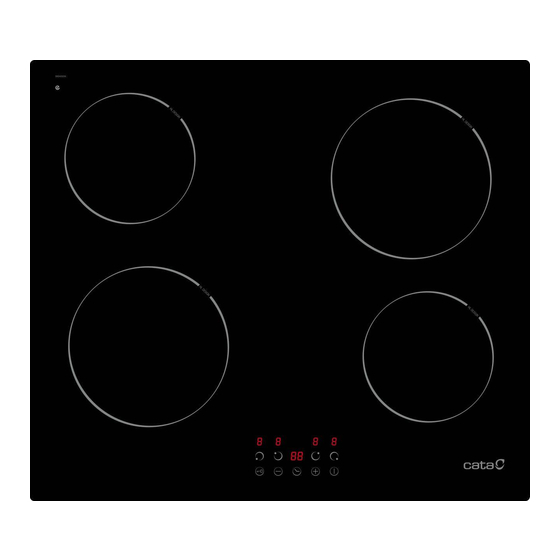 Cata TDG 3002 BK Installation, Use And Maintenance Instructions