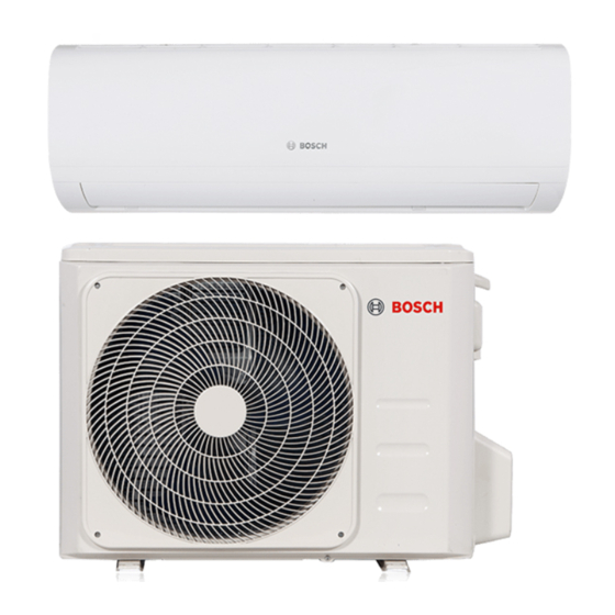 Bosch Climate 5000 L Operating Instructions For Users
