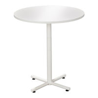 tayco Hanna Squircle Table with slim X base Installation Manual
