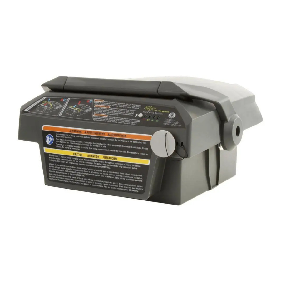Ryobi AM00180 - 48 Volt Lawn Mower Battery Manual