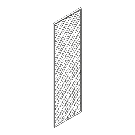 Restoration Hardware NICCOLO Assembly And Installation Instructions Manual