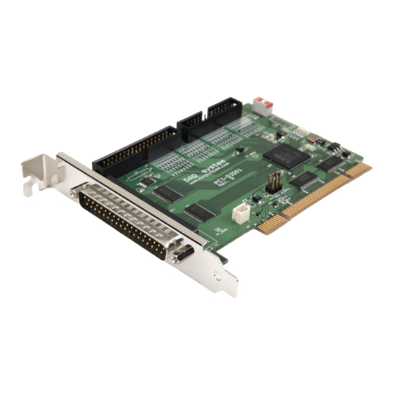 DAQ system PCI-DIO01 User Manual