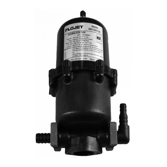 Xylem FLOJET 30573 Series Installation And Operation Manual