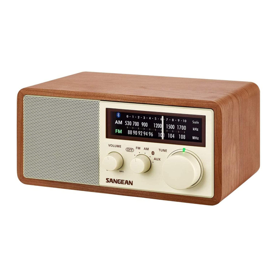 Sangean WR-16, WR-16SE Manual