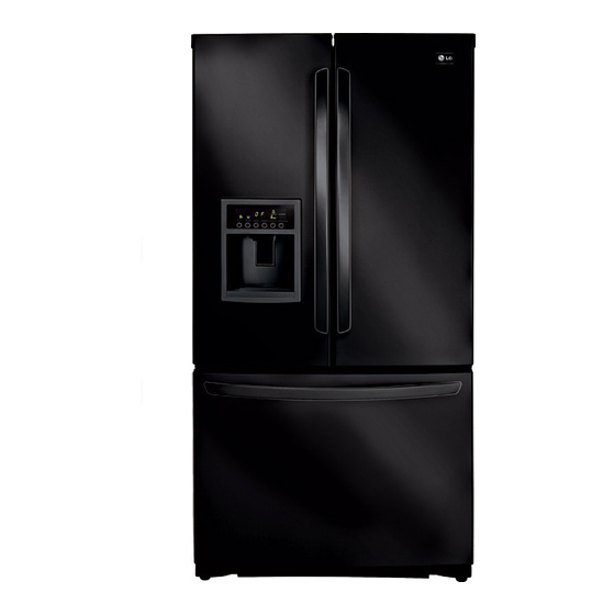 LG LFX25961AL - 24.7 Cu. Ft. Refrigerator Guía Para El Uso E Instrucciones De Instalación