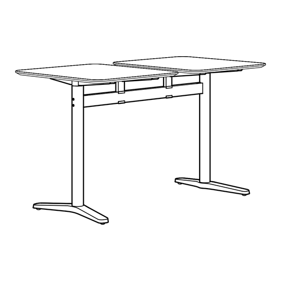 IKEA BILLSTA RECTANGLE UNDERFRAME 28 3/8" Instructions Manual