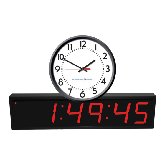 American Time H004595 Installation And Operator's Manual