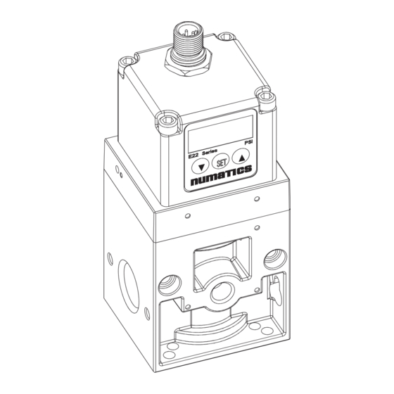 Numatics E22 Operation Manual