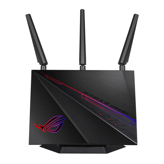 Asus ROG Rapture GT-AC2900 Quick Start Manual