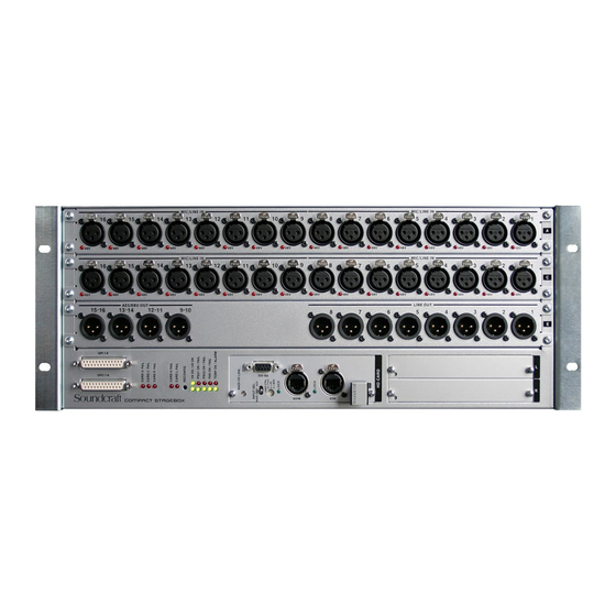 Harman Soundcraft Compact Stagebox User's Installation Manual
