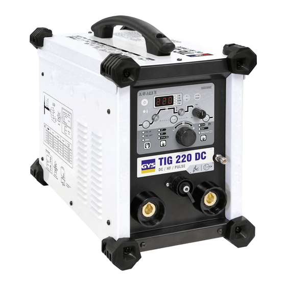 GYS TIG 220 DC Series Manual