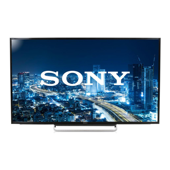 Sony Bravia KDL-60W605B LED LCD TV Manuals