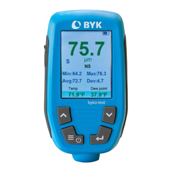 Atlanta BYK byko-test Quick Start Manual