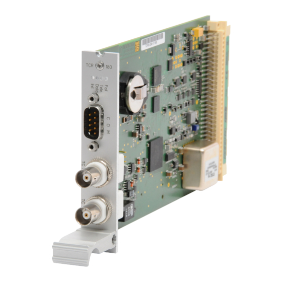 Meinberg IMS-TCR180 Manuals