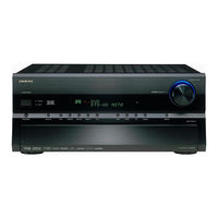 Onkyo TXSR806B Supplementary Manual