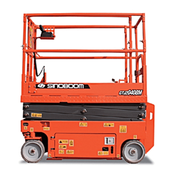Sinoboom GTJZ0408M Operation Manual